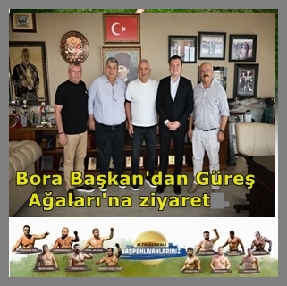    Balcıoğlu’ndan güreş ağalarına ziyaret