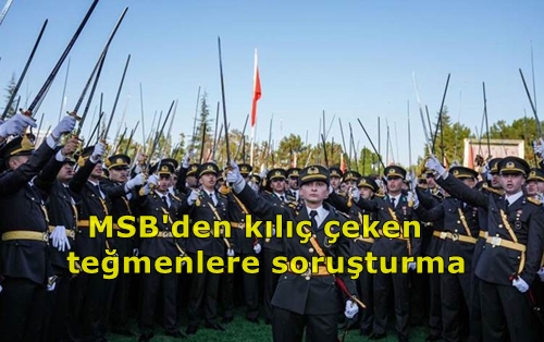 MSB'den teğmen açıklaması: İnceleme devam ediyor