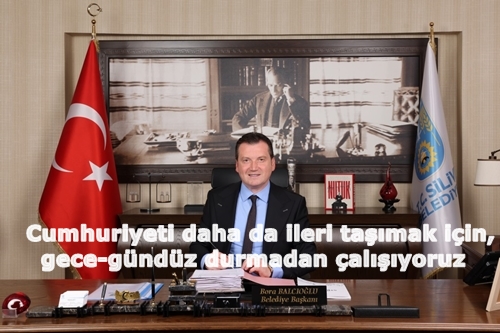 "Büyük Atatürk, sözün sözümüz, yolun yolumuzdur"