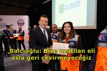 Silivri’de AFAD Gönüllüsü Sertifika Dağıtımı 