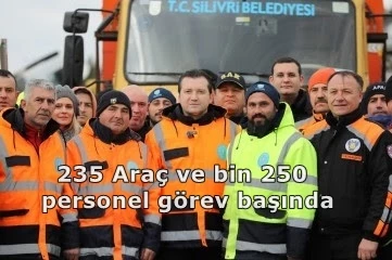 Silivri Belediyesi yoğun kar yağışına hazır